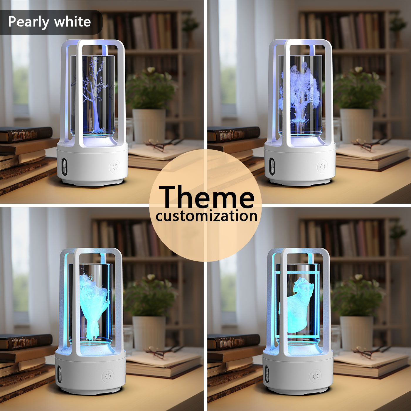 Audio Acrylic Crystal Lamp And Bluetooth Speaker